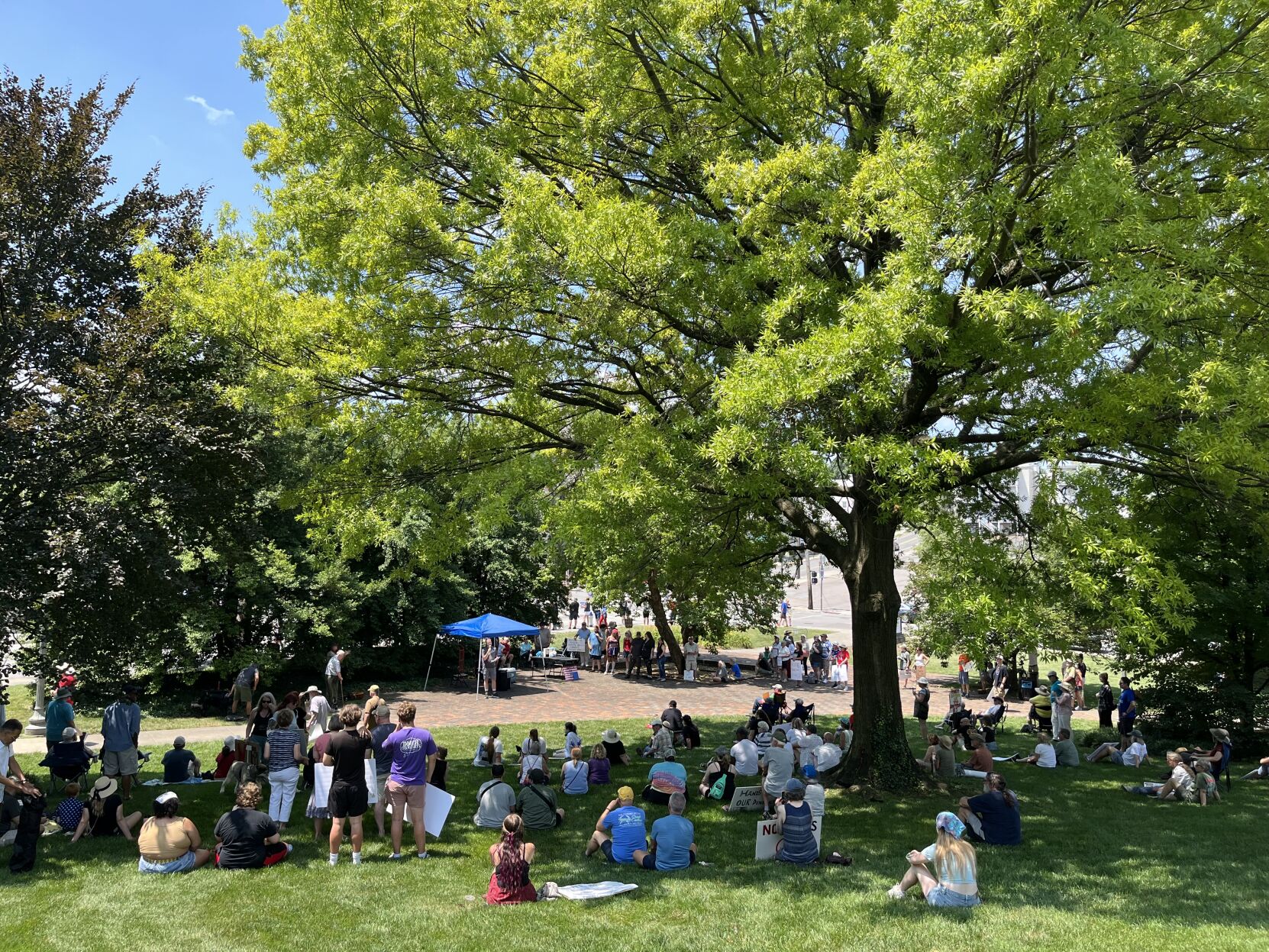 Elmwood Park protest